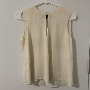 Theory Sleeveless Top 100% Silk Size Small